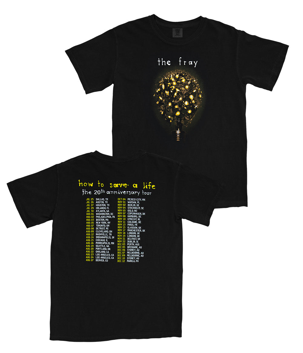 The Fray Cover Summer Tour Shirt