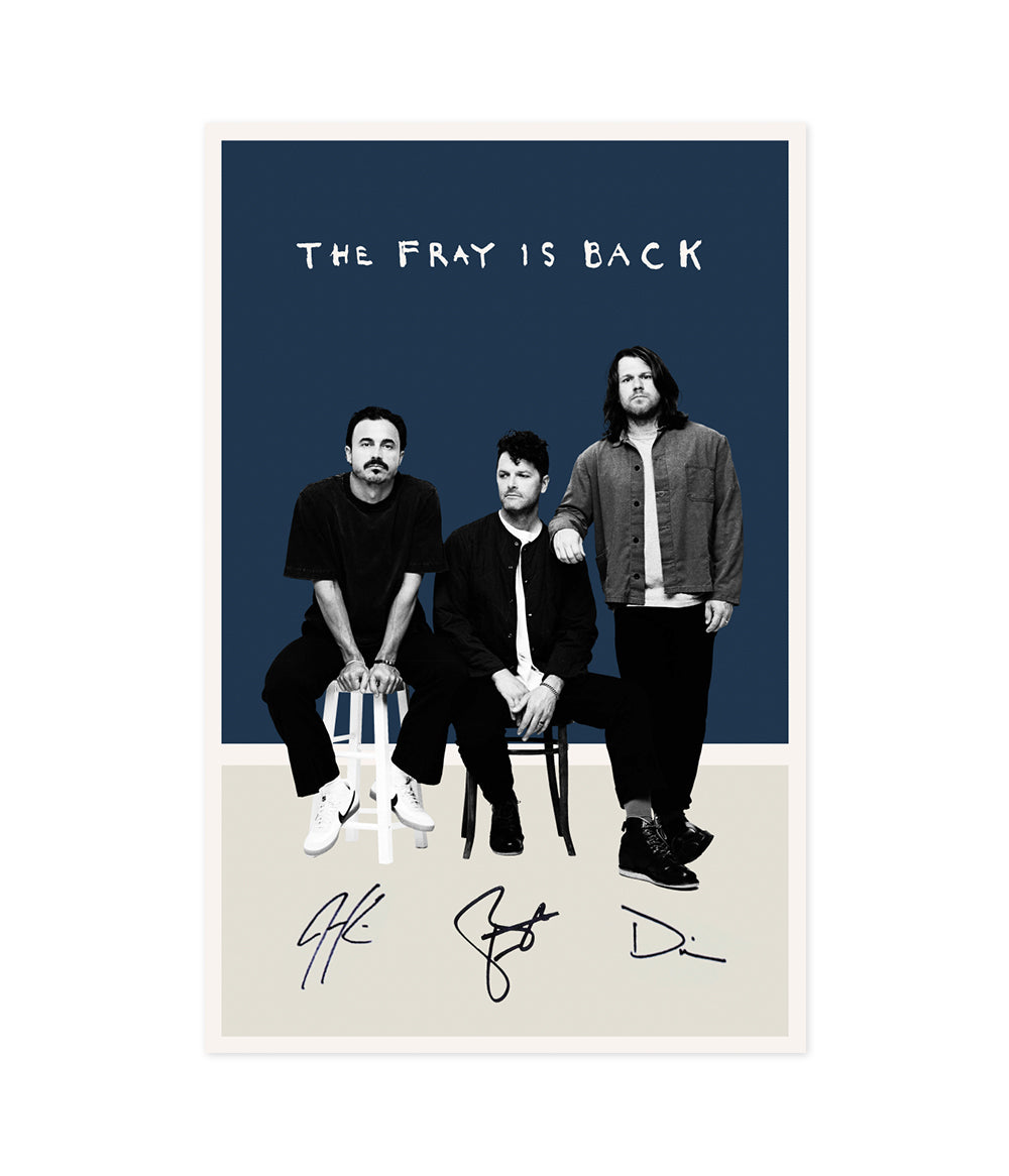 The Fray Is Back Signed Poster